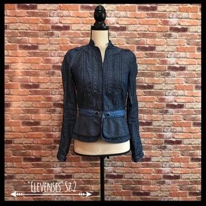 Anthropologie Elevenses Denim Jacket